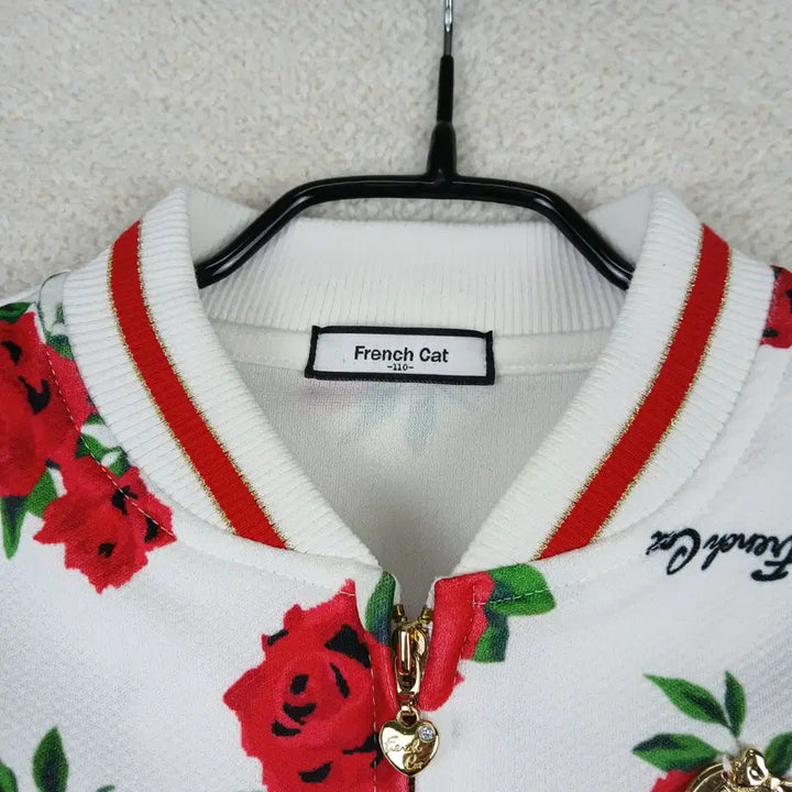 [BUNJANG] French Cat Rose Ribbon Jacket (110) / 프렌치캣 아동  장미 리본 집어자켓(110)