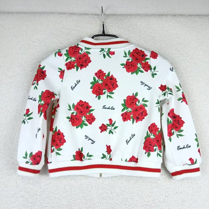 [BUNJANG] French Cat Rose Ribbon Jacket (110) / 프렌치캣 아동  장미 리본 집어자켓(110)