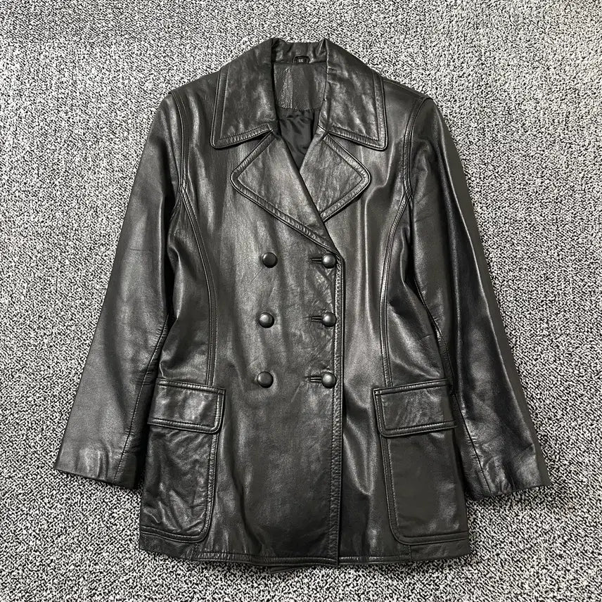 [BUNJANG] Vintage 9 Leather Blazer Rider Jacket / 빈티지9. 양가죽 블레이저 레더 라이더 자켓 코트