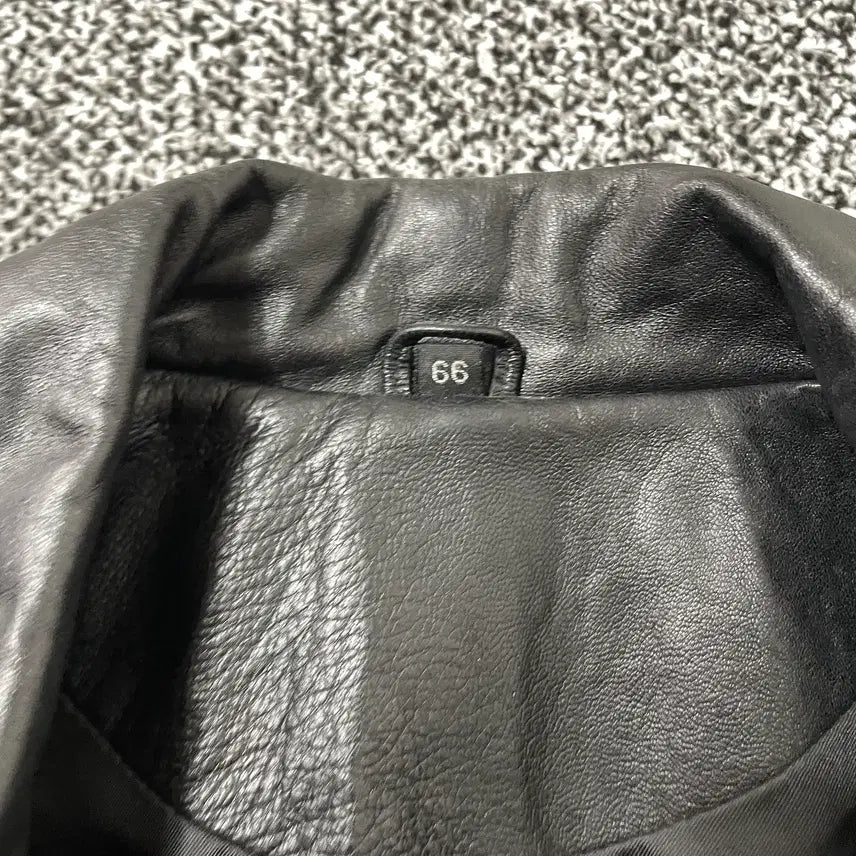 [BUNJANG] Vintage 9 Leather Blazer Rider Jacket / 빈티지9. 양가죽 블레이저 레더 라이더 자켓 코트
