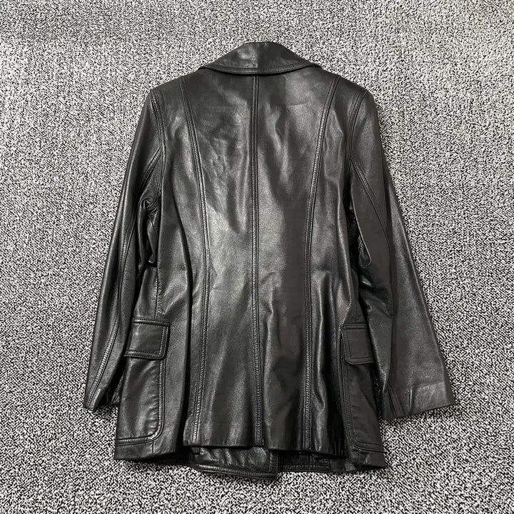 [BUNJANG] Vintage 9 Leather Blazer Rider Jacket / 빈티지9. 양가죽 블레이저 레더 라이더 자켓 코트