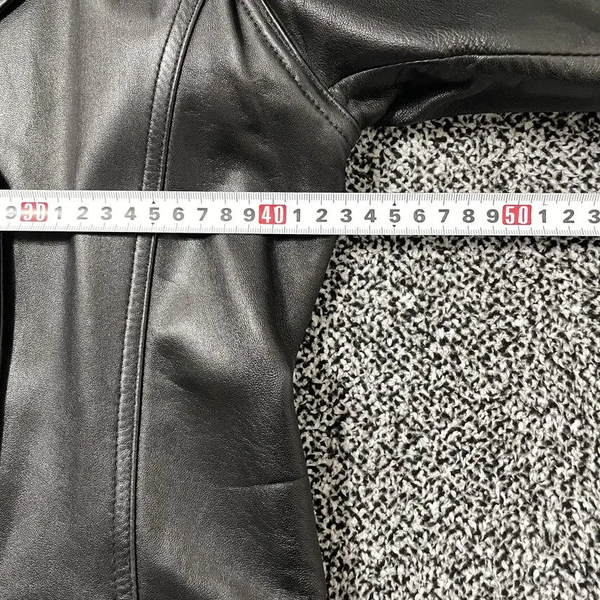 [BUNJANG] Vintage 9 Leather Blazer Rider Jacket / 빈티지9. 양가죽 블레이저 레더 라이더 자켓 코트