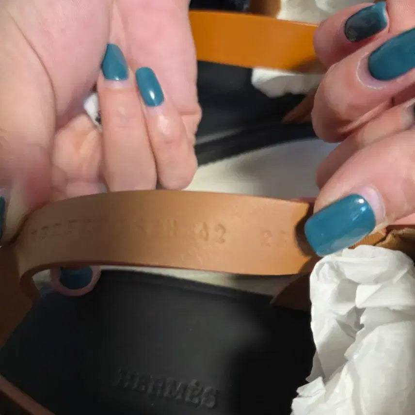 [BUNJANG] Hermes Brown Leather Sandals / 에르메스 브라운 레더 샌들 새상품