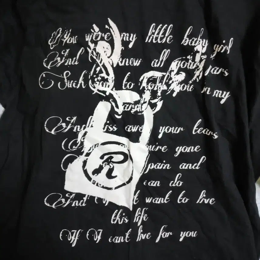 [BUNJANG] Nana Style Gothic Punk T-shirt / 나나st 고스룩 고스펑크 티셔츠