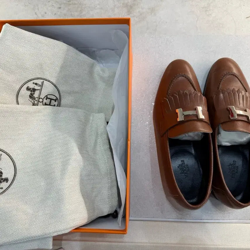[BUNJANG] Hermes Royal Loafer Gold Buckle / 에르메스 로얄로퍼 골드 37.5