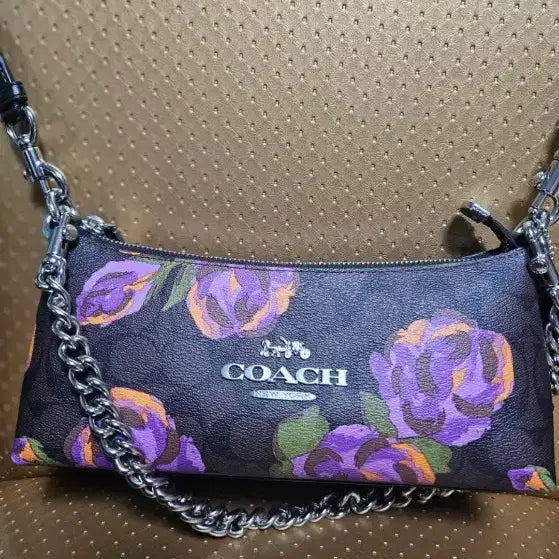 [BUNJANG] Coach Signature Chain Crossbody Bag / 코치 숄더백 시그니처 체인 크로스백
