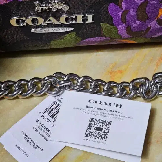[BUNJANG] Coach Signature Chain Crossbody Bag / 코치 숄더백 시그니처 체인 크로스백