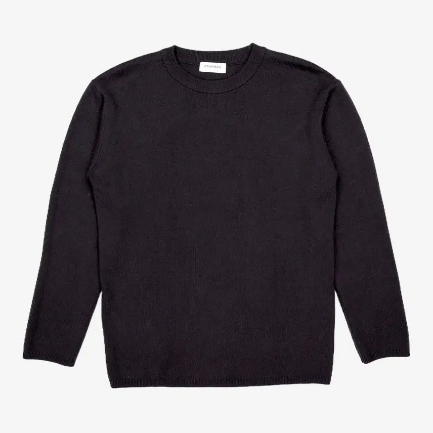 [BUNJANG] Jabanas Black Knit Long Sleeve / [S] 자바나스 블랙 니트 긴팔