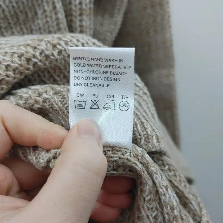 [BUNJANG] KOXX Men's Brown Half-Zip Lightweight Knit Sweater / 추XL KOXX 남성 브라운 반집업 가벼운 니트 스웨터