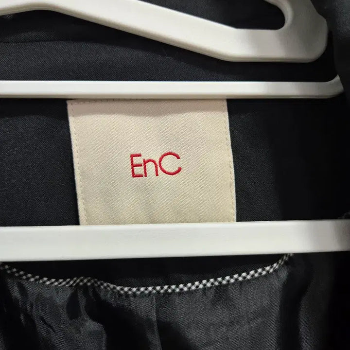 [BUNJANG] ENC Black Trench Coat (Size 88) / ENC 블랙 트렌치코트 88
