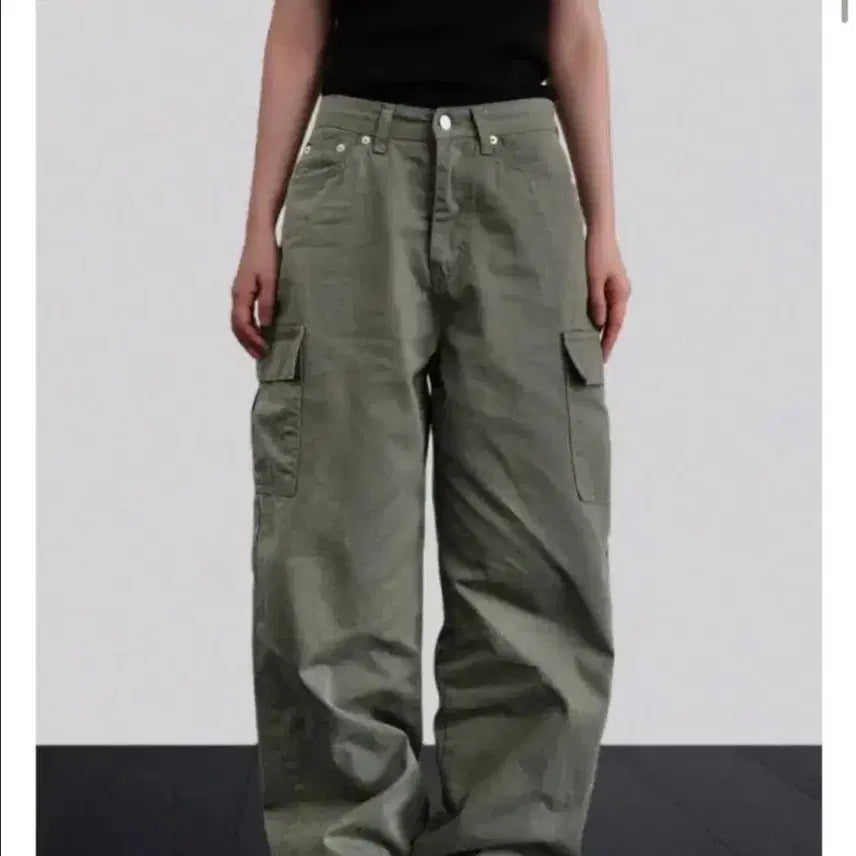 [BUNJANG] Autumn Cargo Pants Khaki / 어텀 커고팬츠 카키