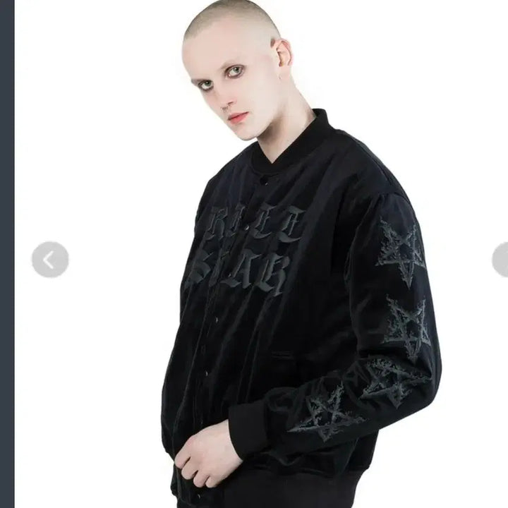 [BUNJANG] Killstar Velvet Varsity Jacket / 킬스타 벨벳 바시티자켓 고스룩