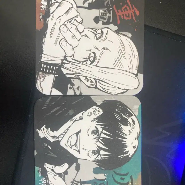 [BUNJANG] Jujutsu Kaisen Set of 2 Coasters / 주술회전 코스터 2종 세트