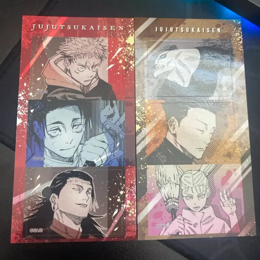 [BUNJANG] Jujutsu Kaisen Character Stickers Bundle Set / 주술회전 캐릭터 스티커 2종 일괄