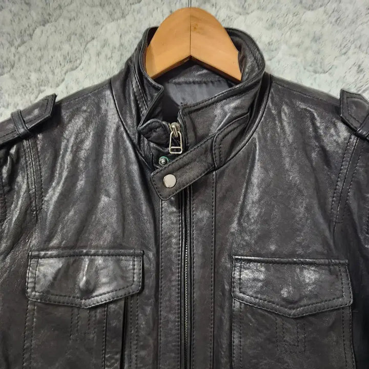[BUNJANG] ROBO Leather Jacket / J342 [100] 로보 ROBO 양가죽 자켓