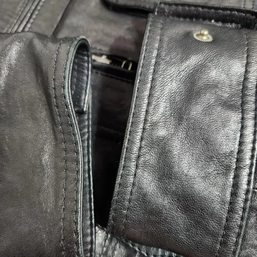 [BUNJANG] ROBO Leather Jacket / J342 [100] 로보 ROBO 양가죽 자켓