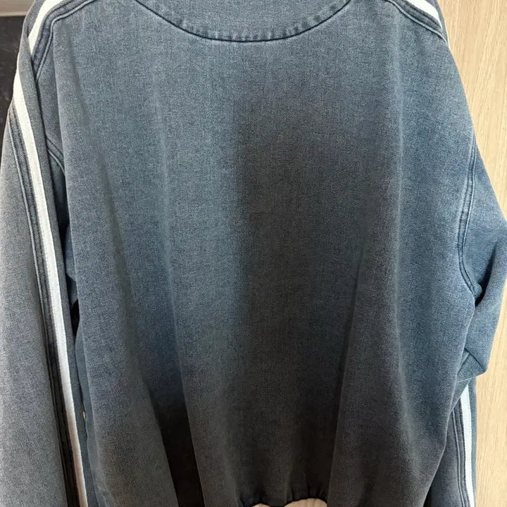 [BUNJANG] Avely Ribbed Track Denim Zip-up / *당일발송* 새상품 에이블리 시보리 트랙 데님 집업