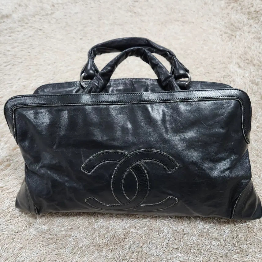 [BUNJANG] Chanel Vintage Leather Tote Bag / (빈티지박스) 샤넬 정품 가죽 빅 토트겸 숄더가능 11번대