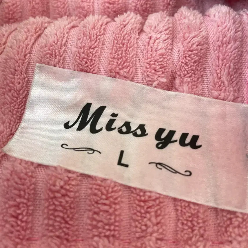 [BUNJANG] Miss Yu Pink Corduroy Short Padded Jacket / Miss yu 핑크 코듀로이 패딩 - L사이즈 판매