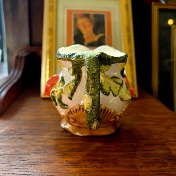 [BUNJANG] Vintage Floral Kingfisher Shell Hummingbird Pattern Pitcher Jug / 오리지널 빈티지 플라워 물총새 조개 벌새 패턴 피처 저그