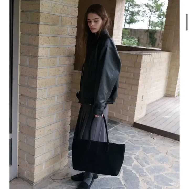 [BUNJANG] Artto Marlene Pocket Leather Jacket / Artto 아르토 marlene pocket leather 레더자켓