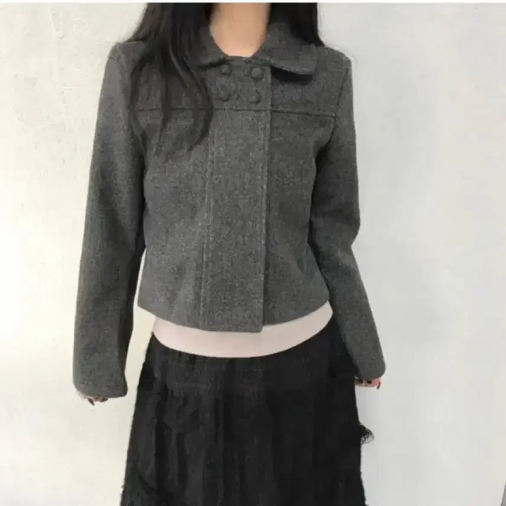 [BUNJANG] Short Mini Coat / 미니 숏 코트 (새상품)
