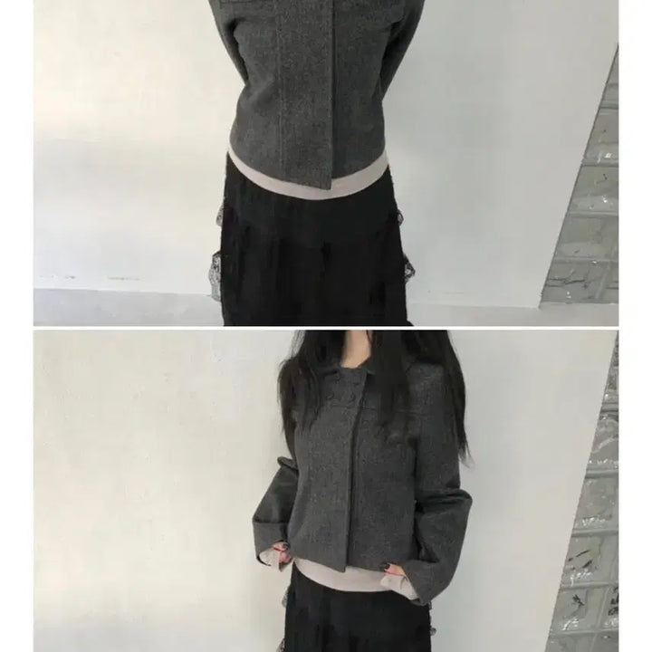 [BUNJANG] Short Mini Coat / 미니 숏 코트 (새상품)
