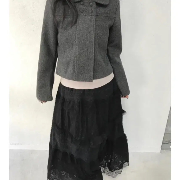 [BUNJANG] Short Mini Coat / 미니 숏 코트 (새상품)