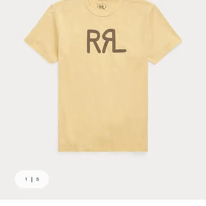 [SOLD OUT] RRL 더블알엘 로고 저지 티셔츠 옐로우 XL 신품 (교환)