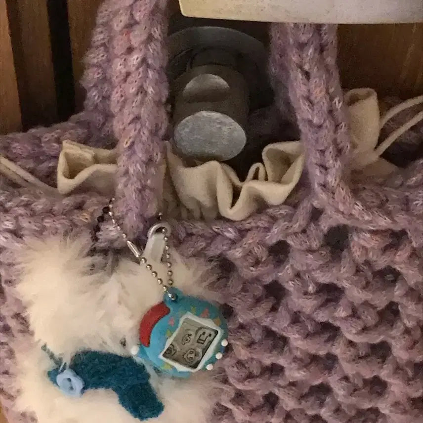 [BUNJANG] Handmade Grape Handbag / [handmade] 뜨개 손가방_ grape