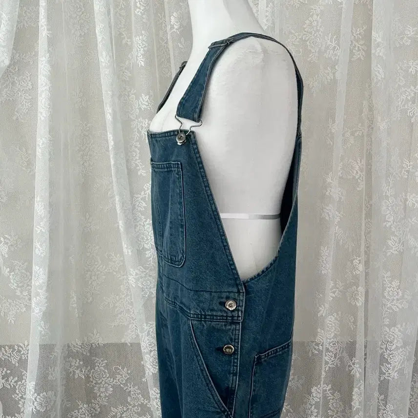 [BUNJANG] Studio Tomboy Carpenter Denim Overall / F) 스튜디오 톰보이 카펜터 데님 오버롤 중청