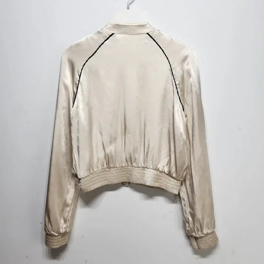 [BUNJANG] ZARA Satin Crop Bomber Jacket / 자라 ZARA 새틴 크롭 봄버 재킷 S