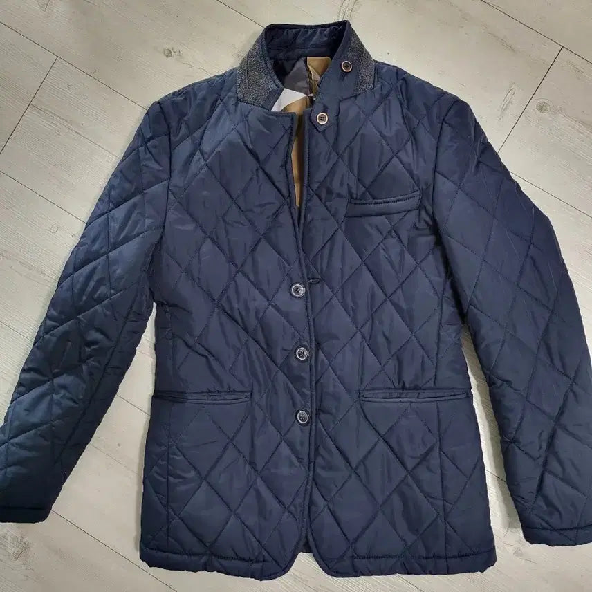 [BUNJANG] ZIOZIA Navy Quilted Jacket / 지오지아 네이비 퀼팅 자켓