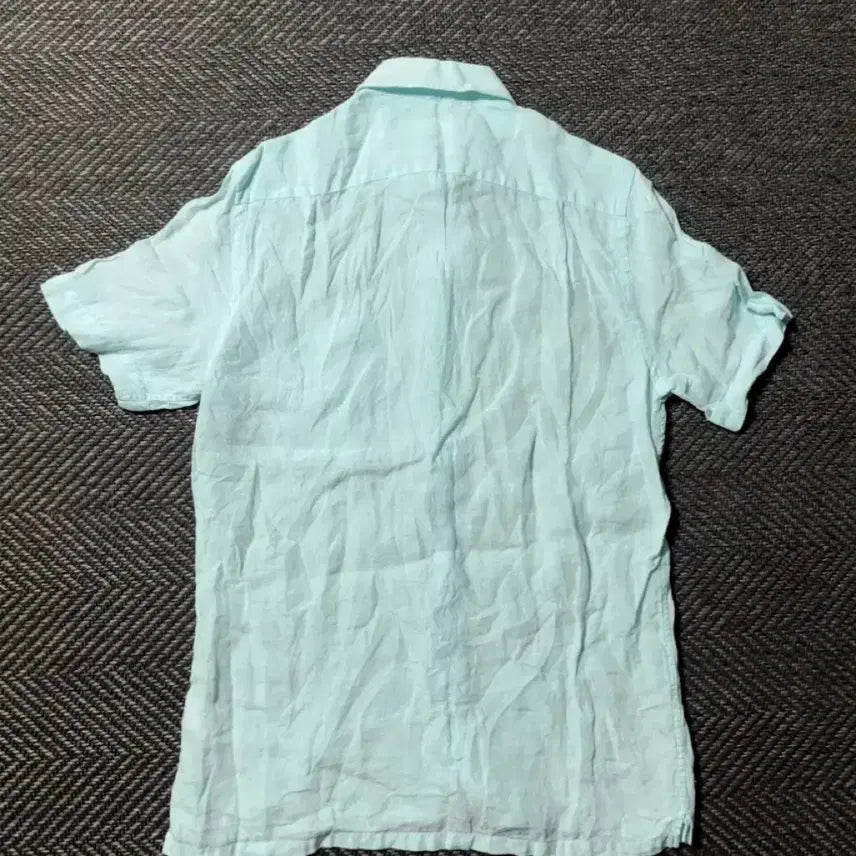[BUNJANG] Lacoste Mint Linen Short Sleeve Shirt (S) / 라코스테 민트 린넨 반팔 셔츠  (S)