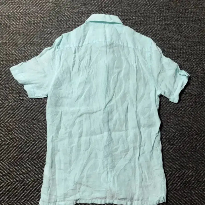 [BUNJANG] Lacoste Mint Linen Short Sleeve Shirt (S) / 라코스테 민트 린넨 반팔 셔츠  (S)