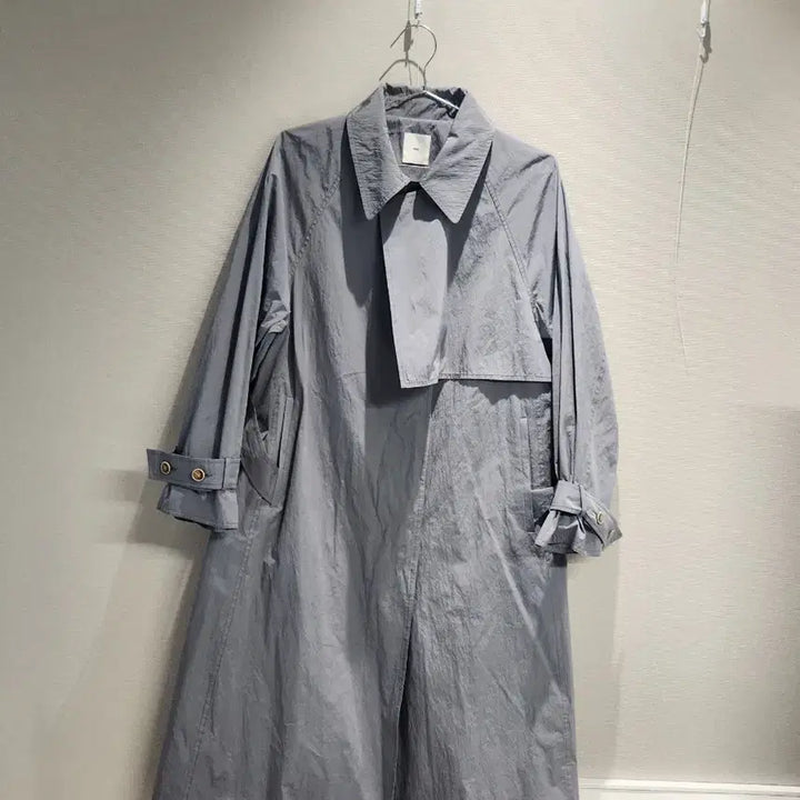 [BUNJANG] KUHO Gray Trench Coat / KUHO 그레이 트렌치코트
