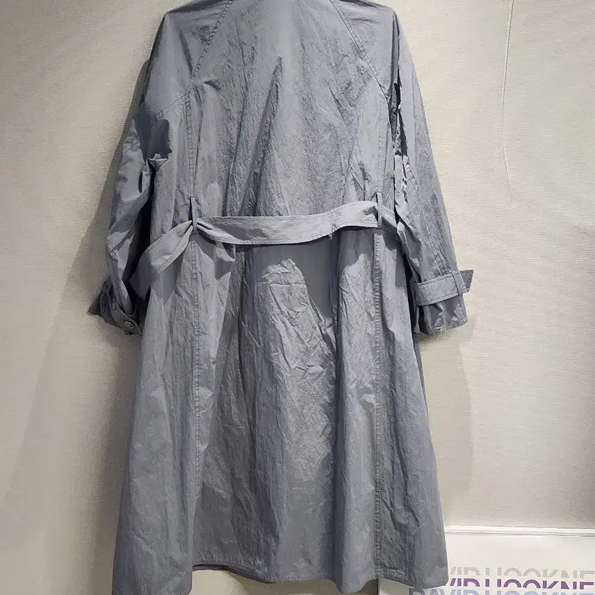 [BUNJANG] KUHO Gray Trench Coat / KUHO 그레이 트렌치코트
