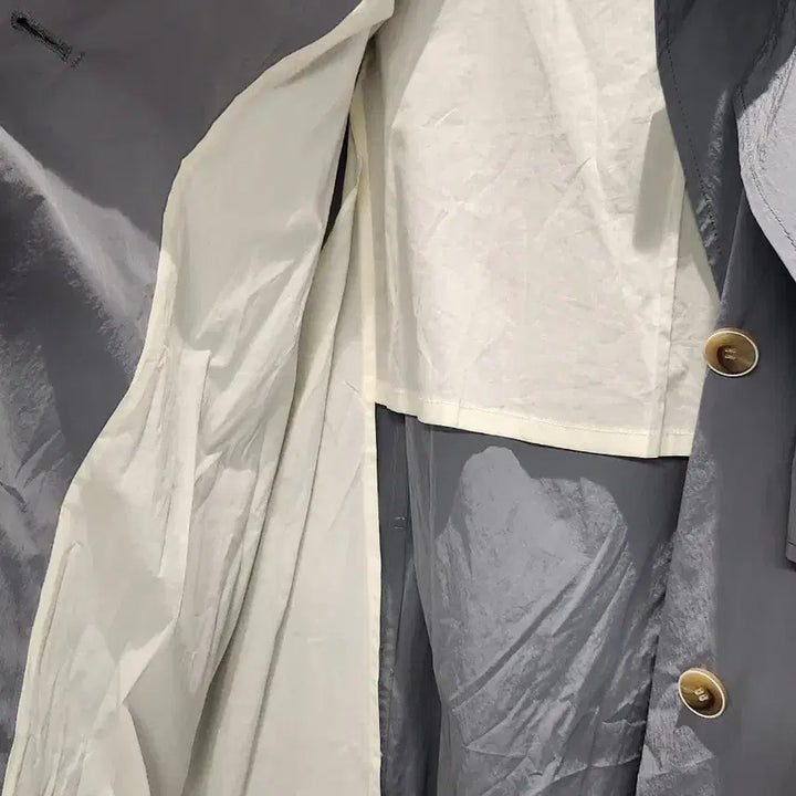 [BUNJANG] KUHO Gray Trench Coat / KUHO 그레이 트렌치코트