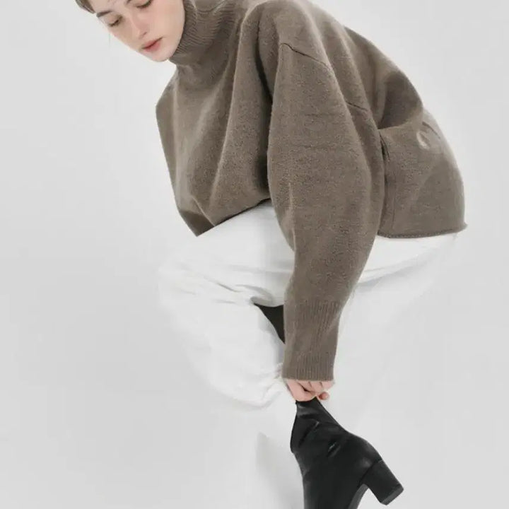 [BUNJANG] SAPPUN HOREIN Ankle Boots (Black) / 사뿐 호레인 삭스 앵클부츠 블랙 235 (5cm)/여분굽 포함