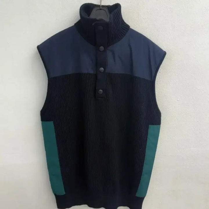 [BUNJANG] ZARA Patchwork Knit Vest (XL) / 자라 패치워크 니트 베스트 조끼 (XL)