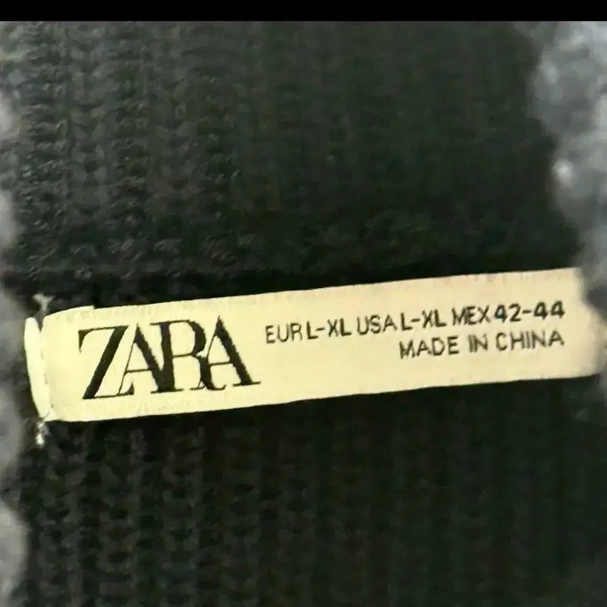 [BUNJANG] ZARA Patchwork Knit Vest (XL) / 자라 패치워크 니트 베스트 조끼 (XL)