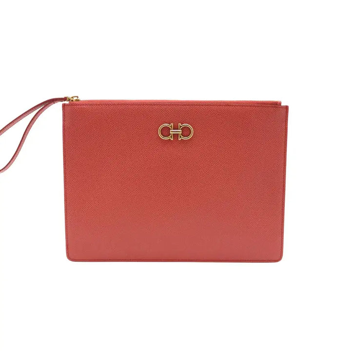 [BUNJANG] Ferragamo Gancini Clutch 22D781 / [착한중고명품울산점] 페라가모 간치니 클러치 22D781 상태 A