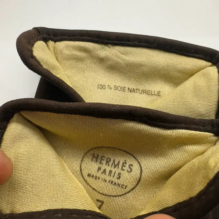 [BUNJANG] Hermes Chained'Ancre De Skin Suede Gloves / 정품) 에르메스 샹달 디어스킨 스웨이드 글러브