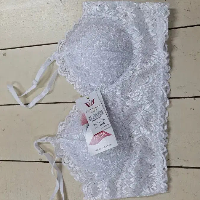 [BUNJANG] Libertine All-Lace Bralette White / 새상품 M 75AB(런닝85) 올레이스 끈 브라렛 1106 화이트