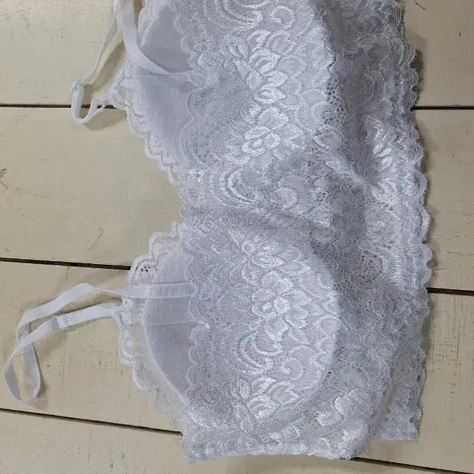 [BUNJANG] Libertine All-Lace Bralette White / 새상품 M 75AB(런닝85) 올레이스 끈 브라렛 1106 화이트