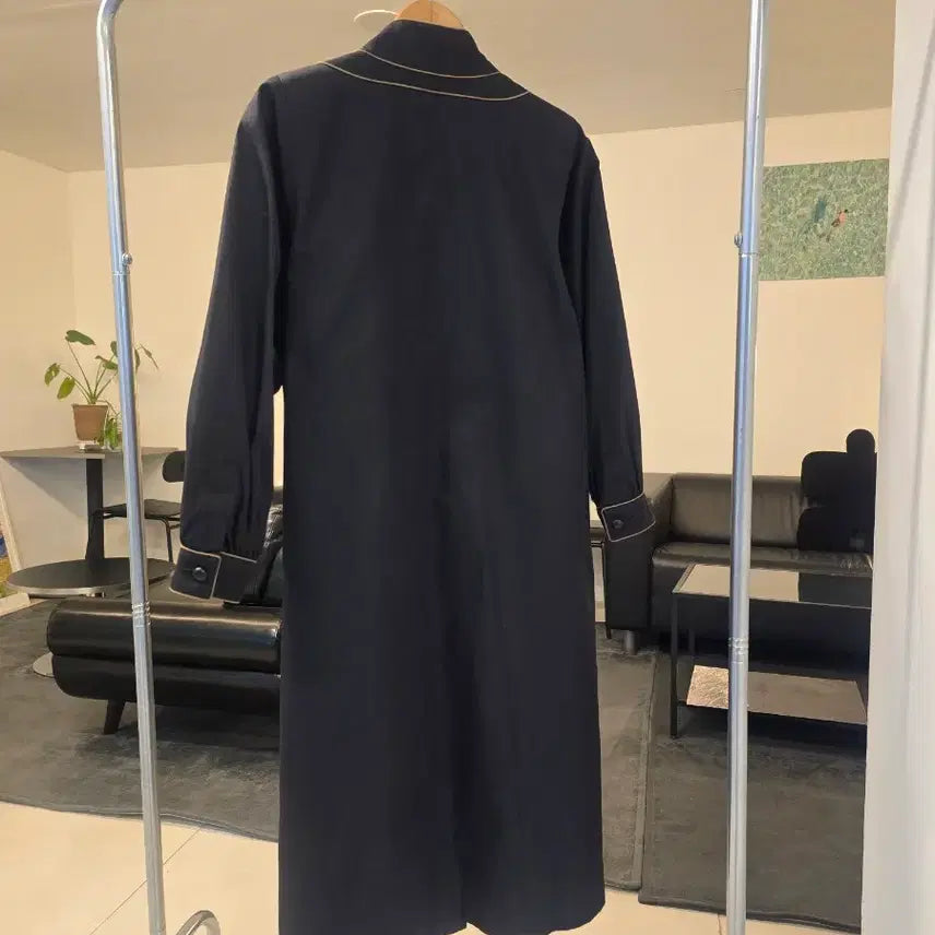 [BUNJANG] Yves Saint Laurent High Neck Coat / 입생로랑  하이넥코트