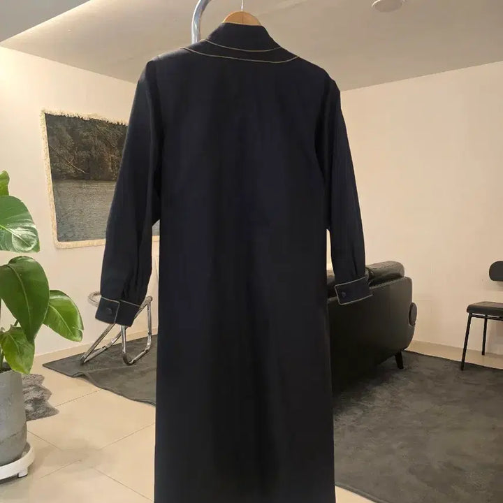 [BUNJANG] Yves Saint Laurent High Neck Coat / 입생로랑  하이넥코트
