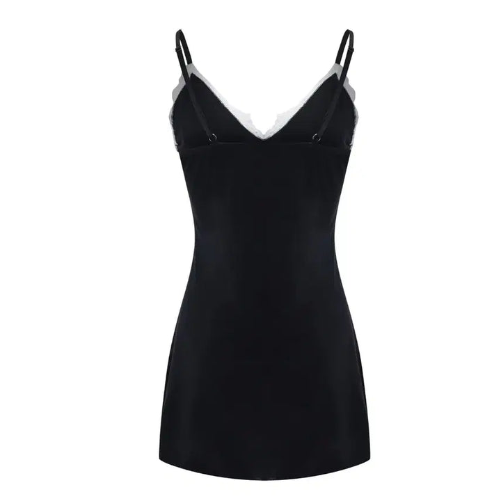 [BUNJANG] Lace Trim Mini Dress / [새상품/*바로발송*] 잠옷 레이스 트임 미니 원피스