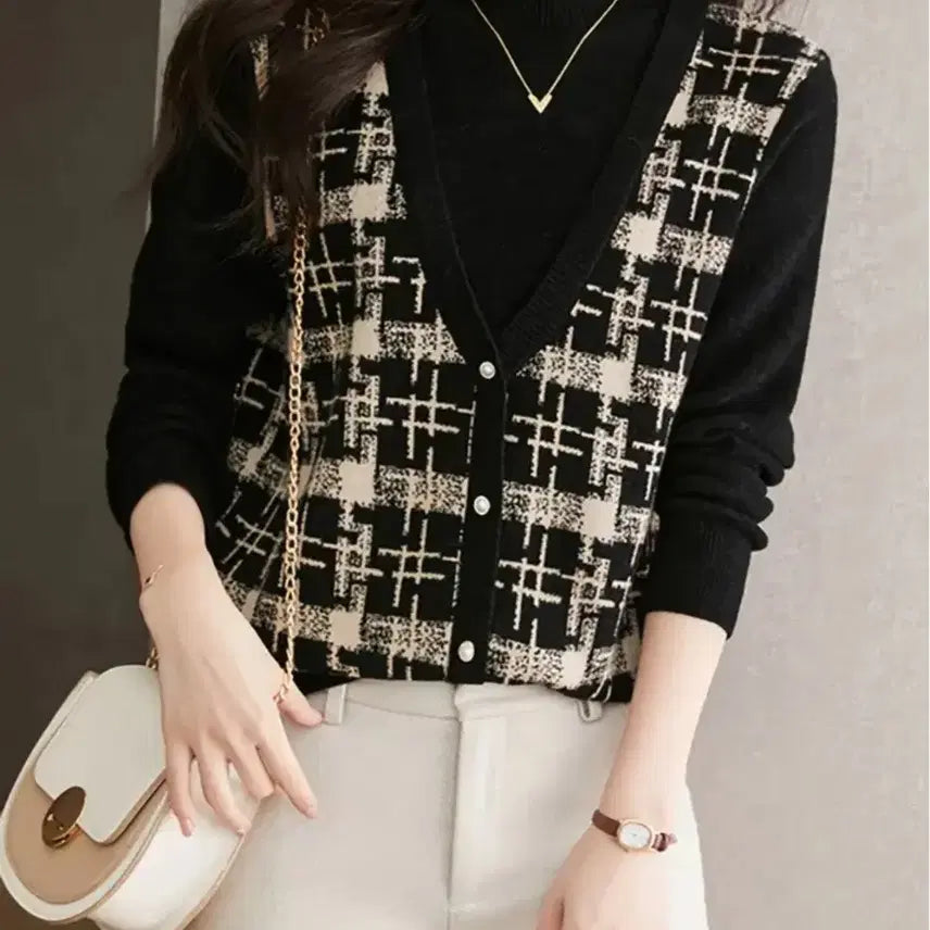 [BUNJANG] Elegant Knit Top / 새옷)고급진 니트55~66