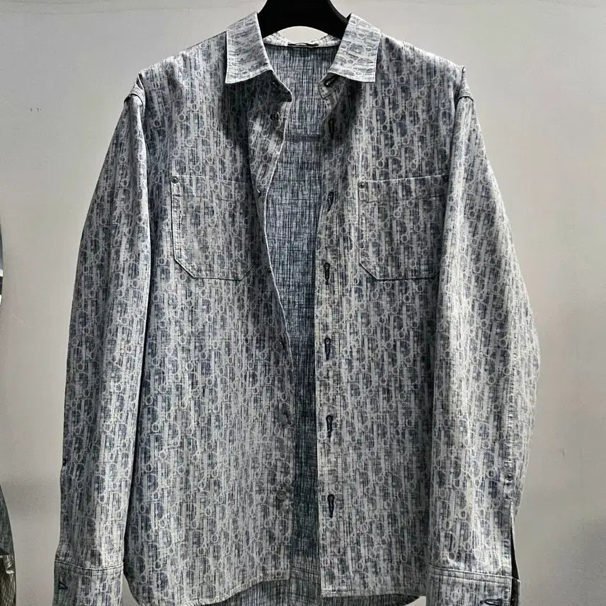 [BUNJANG] Dior Kasuri Shirt Jacket (Size 42) / [S+급/42 size] 디올 카스리 셔츠자켓 42사이즈